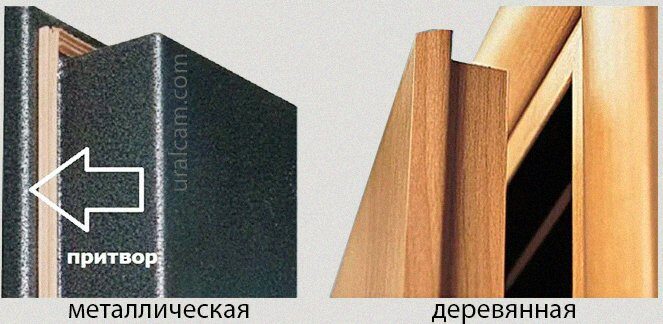 дверь с притвором